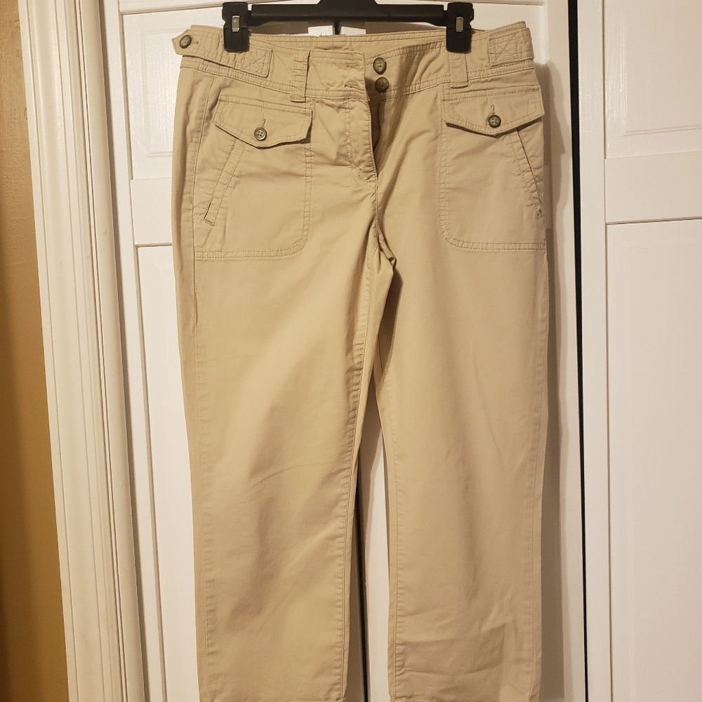 Tommy Hilfiger Tan Ankle Pants